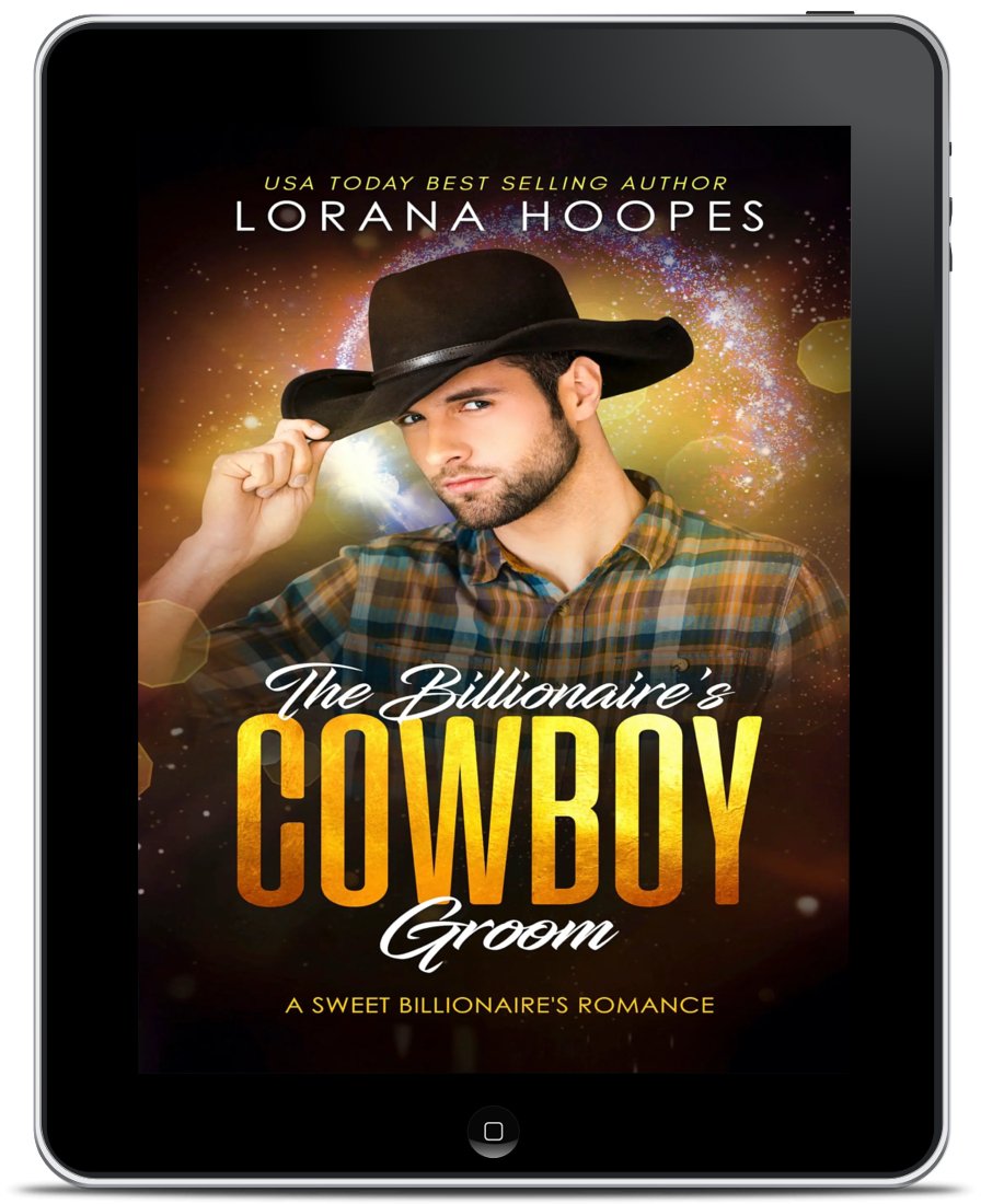 The Billionaire's Cowboy Groom Signed Paperback - Author Lorana Hoopes