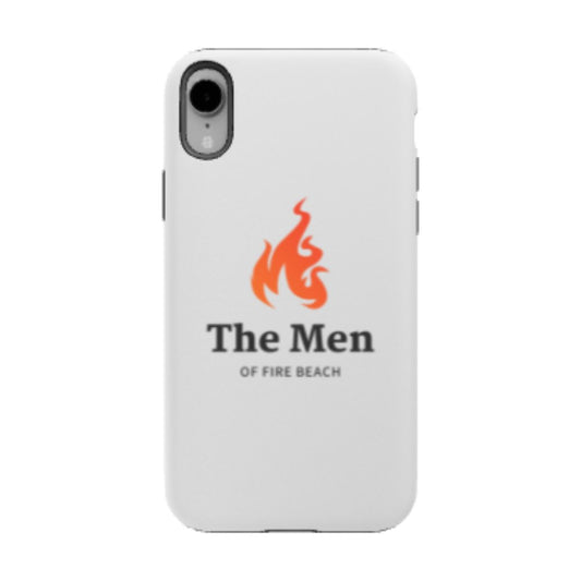 iPhone XR Tough Case in Gloss (Men of Fire Beach) - Author Lorana Hoopes