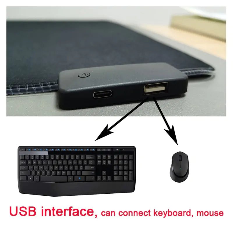 RGB Mouse Pad with Cable Lorana Hoopes