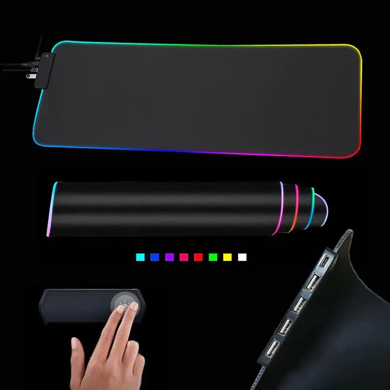 RGB Mouse Pad with Cable Lorana Hoopes