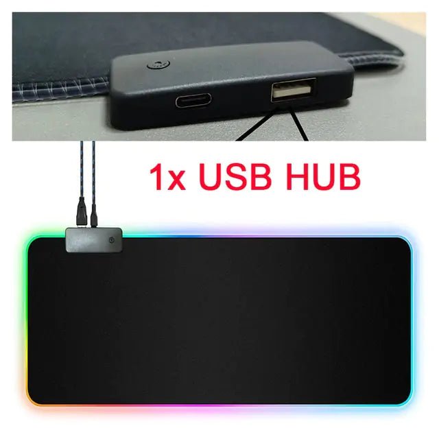 RGB Mouse Pad with Cable Lorana Hoopes